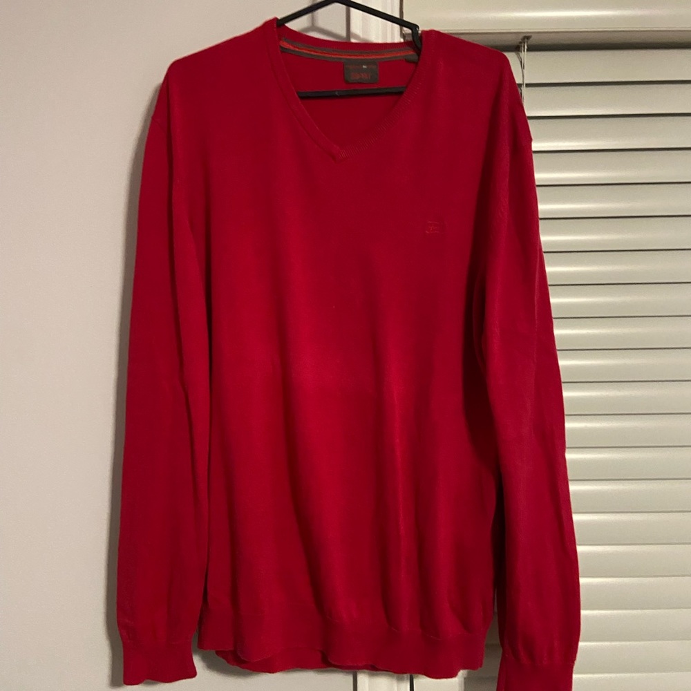 ESPRIT V-Neck Sweater (Red) *BRAND NEW*
